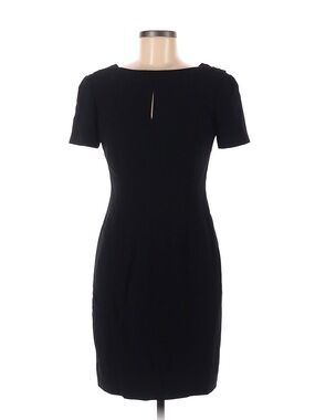 Liz Claiborne Black Short Sleeve Sheath Dress